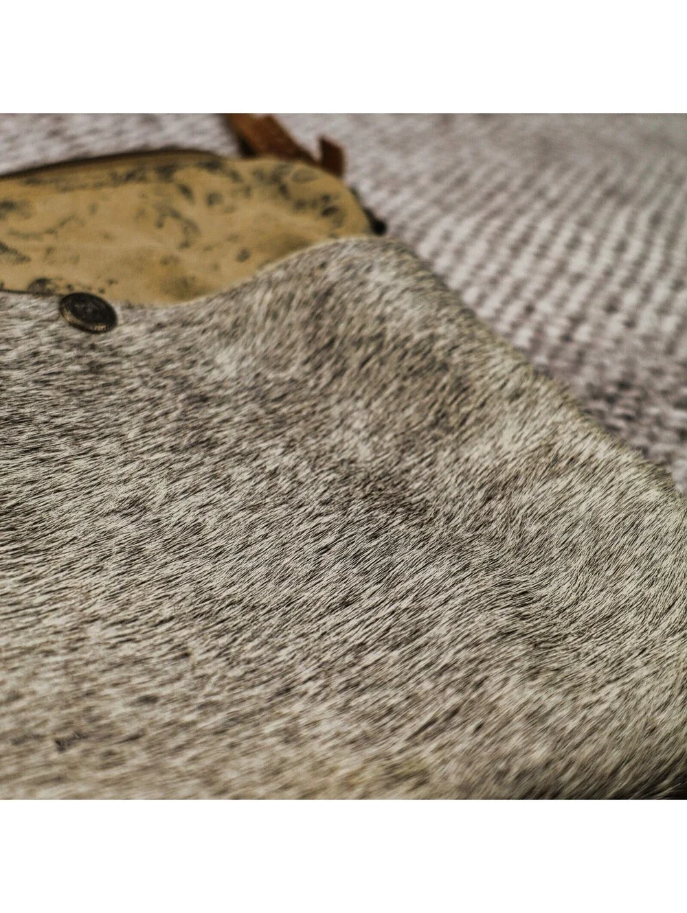 MYRA BAG Hair-On Hide Leather Crossbody Bag Canvas Western Boho Small Purse